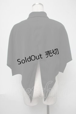 画像2: DARK IN LOVE / Gothic vampire shadow bat-shaped capelet　ボレロ  黒ｘ赤 S-25-08-17-026-PU-TO-HR-ZS