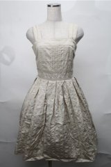Emily Temple cute / ドット刺繍ワンピース  オフ S-25-08-18-045-ET-OP-AS-ZS