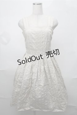 画像1: Emily Temple cute / ドット刺繍ワンピース  オフ S-25-08-18-045-ET-OP-AS-ZT321