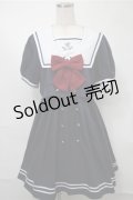 Amavel / カラフルセットアップ風セーラーワンピース  ネイビー S-25-08-18-050-CA-OP-HR-ZS