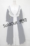 axes femme kawaii / マリアンヌワンピース M 紺 S-25-08-18-051-AX-OP-AS-ZS