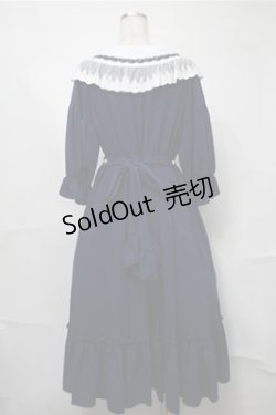 画像2: axes femme kawaii / マリアンヌワンピース M 紺 S-25-08-18-051-AX-OP-AS-ZS