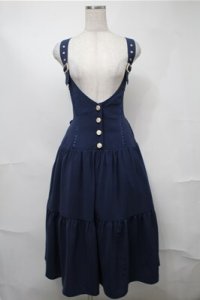 axes femme POETIQUE / ティアードジャンスカ  紺 S-25-08-18-052-AX-PA-AS-ZS