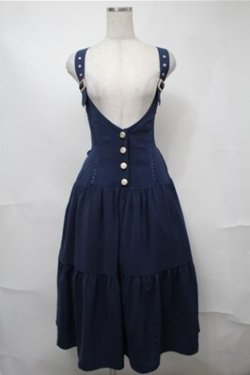 画像1: axes femme POETIQUE / ティアードジャンスカ  紺 S-25-08-18-052-AX-PA-AS-ZS