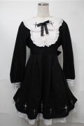 Amavel / Rosary Vampire召使いワンピース  黒 S-25-08-18-054-CA-OP-HR-ZS