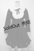 Amavel / Rosary Vampire召使いワンピース  黒 S-25-08-18-054-CA-OP-HR-ZS