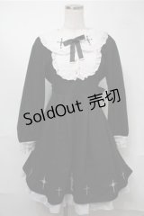 Amavel / Rosary Vampire召使いワンピース  黒 S-25-08-18-054-CA-OP-HR-ZS
