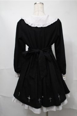 画像2: Amavel / Rosary Vampire召使いワンピース  黒 S-25-08-18-054-CA-OP-HR-ZS