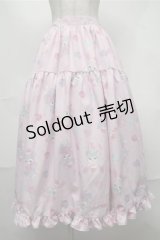 Chalmiere / FancyDollsスカート  ピンク S-25-08-18-057-AX-SK-AS-ZS