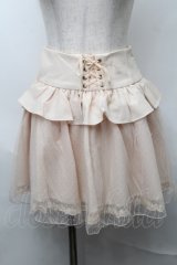 LIZ LISA / ウエストレースアップスカパン  ベージュ S-25-08-18-1044-LO-PA-AS-ZS