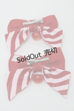 画像2: To Alice / リボンクリップ  赤 S-25-08-18-1005-LO-AC-AS-ZS