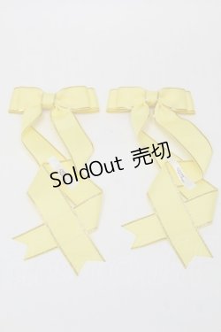 画像1: LOTUS ribbon / ツインリボンバレッタ   S-25-08-18-1006-EL-AC-SA-ZS