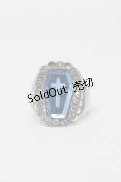 画像1: Moi-meme-Moitie //ビーズ棺リング2nd  シルバーｘ青 S-25-08-18-1008-MO-AC-AS-ZS