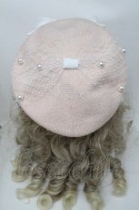 画像3: Angelic Pretty / Pearl Ribbonベレー  ピンク S-25-08-18-1011-AP-AC-HR-ZTK025 (3)