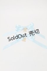 ALICE and the PIRATES / サテンリボンの多重リボンクリップ  サックス S-25-08-18-1003-PA-AC-HR-ZS