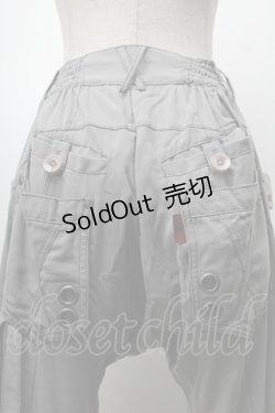 画像3: Ozz conte / スナップボタンサイドポケットパンツ  グレー S-25-08-18-1024-OO-PA-SA-ZI