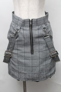 lilLilly / クロスサスペンダースカート  グレー S-25-08-18-1030-LO-SK-AS-ZT490
