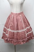 Angelic Pretty / レースピンタックスカート  ピンク S-25-08-18-1033-AP-SK-AS-ZS