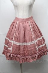 Angelic Pretty / レースピンタックスカート  ピンク S-25-08-18-1033-AP-SK-AS-ZS