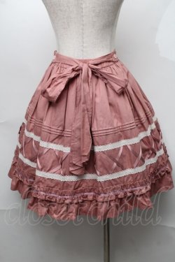 画像2: Angelic Pretty / レースピンタックスカート  ピンク S-25-08-18-1033-AP-SK-AS-ZS