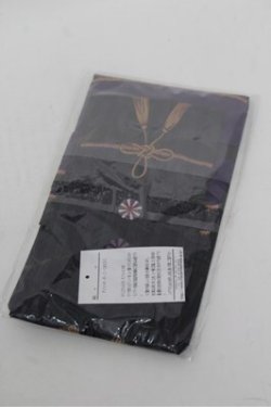 画像2: metamorphose / 和柄オーバーニーソックス  黒 S-25-08-18-001-ME-ZA-AS-ZS