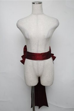 画像3: 星箱works / ボリュームリボンテールベルト  ワイン S-25-08-18-014-PU-ZA-AS-ZS