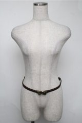 axes femme / バラバックルベルト  茶 S-25-08-18-016-AX-ZA-HR-ZS