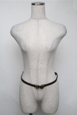 画像1: axes femme / バラバックルベルト  茶 S-25-08-18-016-AX-ZA-HR-ZS