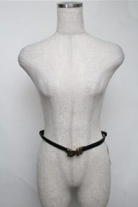 axes femme / バラバックルベルト  黒 S-25-08-18-017-AX-ZA-HR-ZS