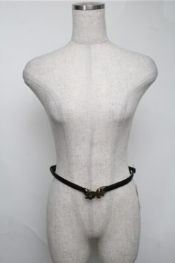 画像1: axes femme / バラバックルベルト  黒 S-25-08-18-017-AX-ZA-HR-ZS