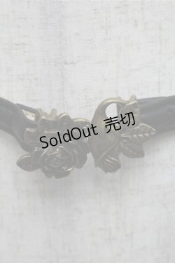 画像2: axes femme / バラバックルベルト  黒 S-25-08-18-017-AX-ZA-HR-ZS