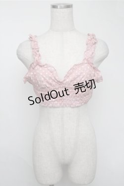 画像1: Jane Marple / ドットビスチェ  ピンク S-25-08-18-018-JM-ZA-AS-ZT351