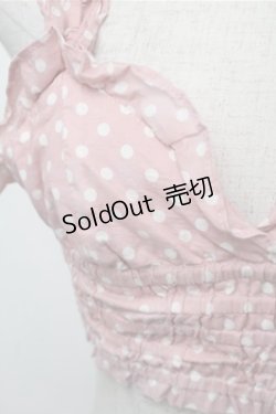 画像3: Jane Marple / ドットビスチェ  ピンク S-25-08-18-018-JM-ZA-AS-ZT351