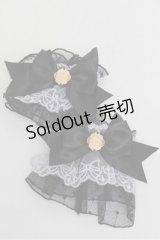 Angelic Pretty / Princess Catお袖とめ  黒ｘラベンダー S-25-08-18-003-AP-ZA-AS-ZS