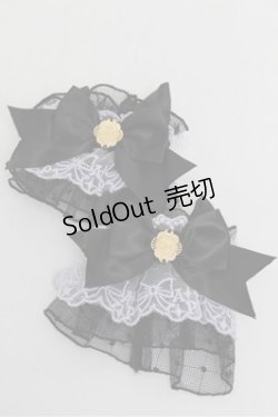 画像1: Angelic Pretty / Princess Catお袖とめ  黒ｘラベンダー S-25-08-18-003-AP-ZA-AS-ZS