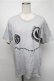 画像1: NieR Clothing / プリントTシャツ  グレー S-25-08-18-024-PU-TS-HR-ZS (1)
