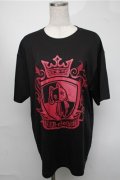 NieR Clothing / プリントTシャツ  黒 S-25-08-18-026-PU-TS-HR-ZS