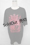 NieR Clothing / プリントTシャツ  黒 S-25-08-18-026-PU-TS-HR-ZS
