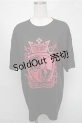 NieR Clothing / プリントTシャツ  黒 S-25-08-18-026-PU-TS-HR-ZS