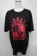 画像1: NieR Clothing / プリントTシャツ  黒 S-25-08-18-026-PU-TS-HR-ZS (1)