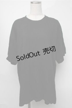 画像1: NieR Clothing / プリントTシャツ  黒 S-25-08-18-027-PU-TS-HR-ZI