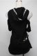 画像2: NieR Clothing / レースアップフード付きプルオーバー  黒 S-25-08-18-029-PU-TO-HR-ZS (2)