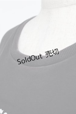 画像3: REFLEM / 逆さ十字カッティングショルダー半袖スウェット  黒ｘ白 S-25-08-18-033-PU-TO-AS-ZS