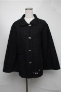 NieR Clothing / ラメツイードジャケット  黒 S-25-08-18-034-PU-JA-HR-ZS