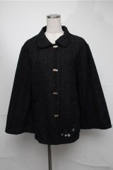 NieR Clothing / ラメツイードジャケット  黒 S-25-08-18-034-PU-JA-HR-ZS