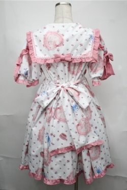 画像2: Chalmiere / ハッピードリームキティワンピース  白ｘピンク S-25-08-18-038-AX-OP-AS-ZS