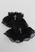 Angelic Pretty / Holy Crossお袖とめ  黒 S-25-08-18-005-AP-ZA-AS-ZS