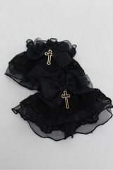 Angelic Pretty / Holy Crossお袖とめ  黒 S-25-08-18-005-AP-ZA-AS-ZS