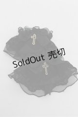 Angelic Pretty / Holy Crossお袖とめ  黒 S-25-08-18-005-AP-ZA-AS-ZS