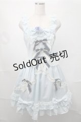 BABY,THE STARS SHINE BRIGHT / Blooming Fairy Dollジャンパースカート  サックス S-25-08-18-042-BA-OP-AS-ZS